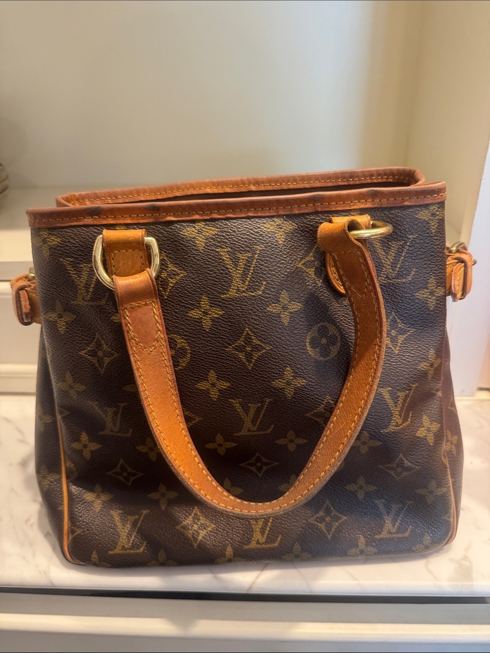 Louis Vuitton Brown Monogram Canvas Small/medium Tote